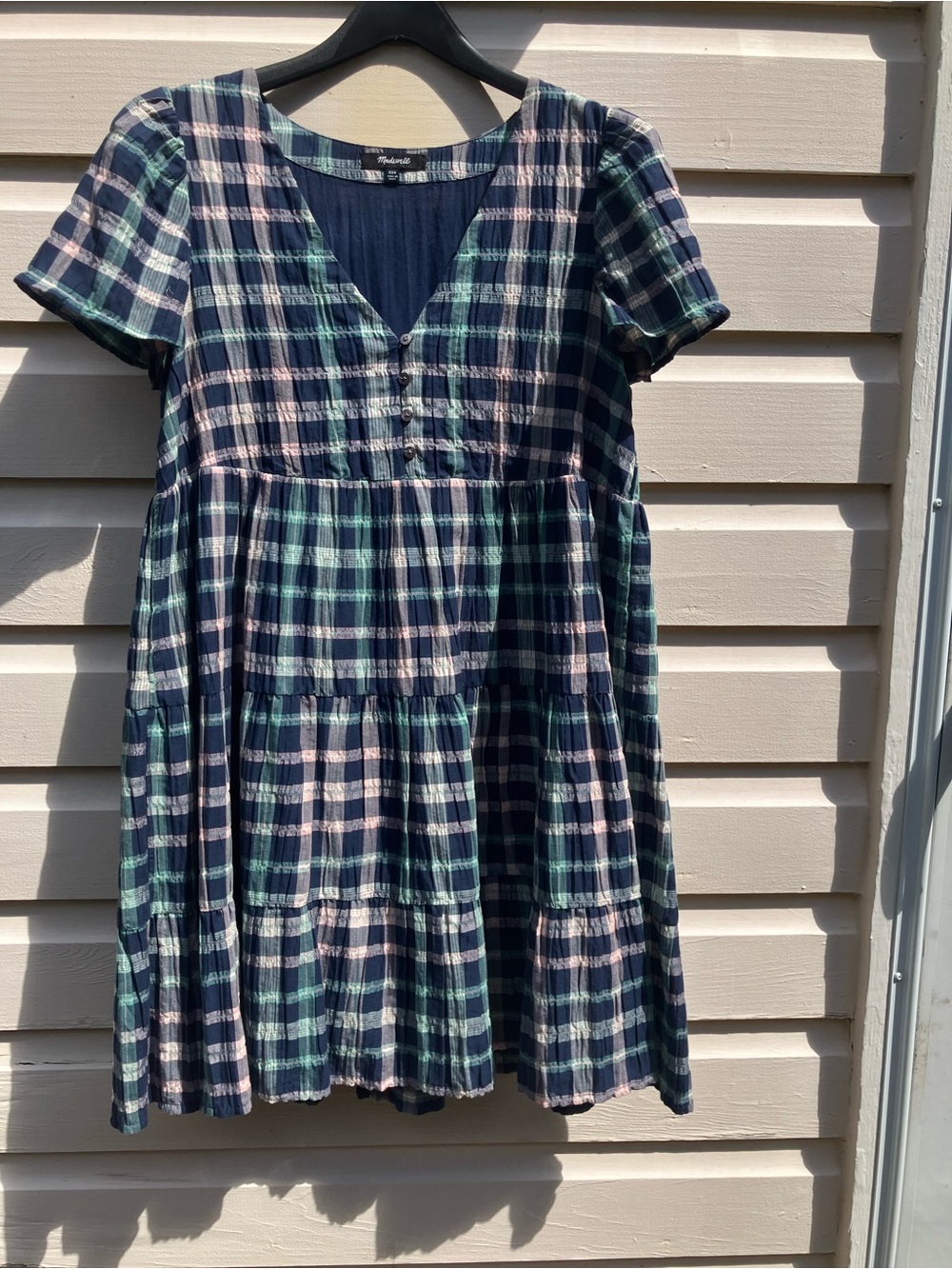 Plaid Madewell dress